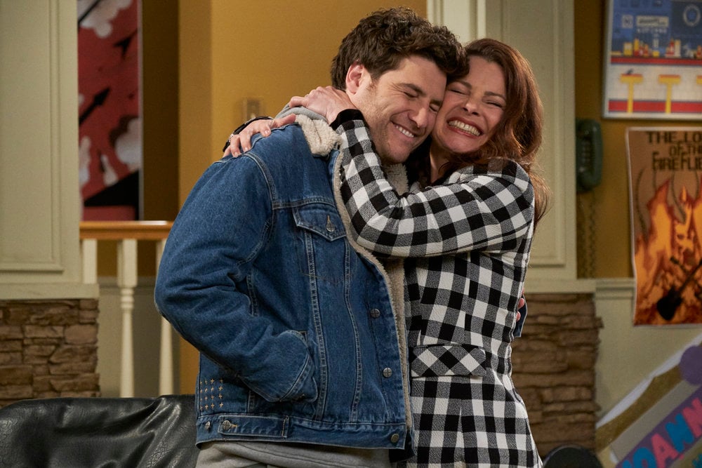 Fran Drescher and Adam Pally