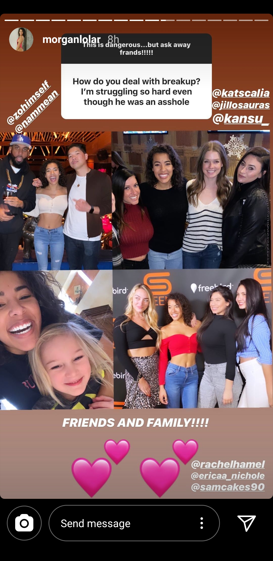 Friends and family