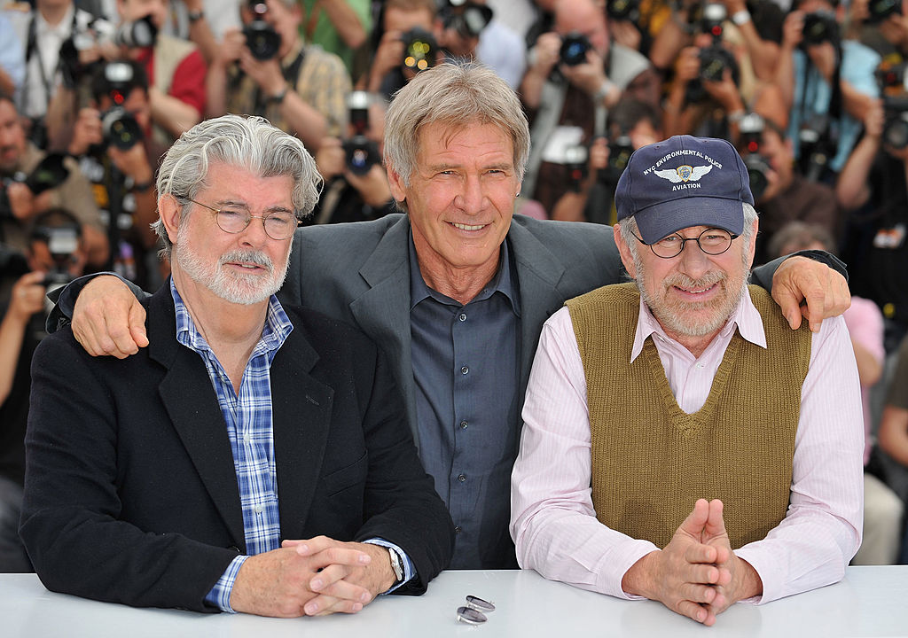 George Lucas, Harrison Ford and Steven Spielberg