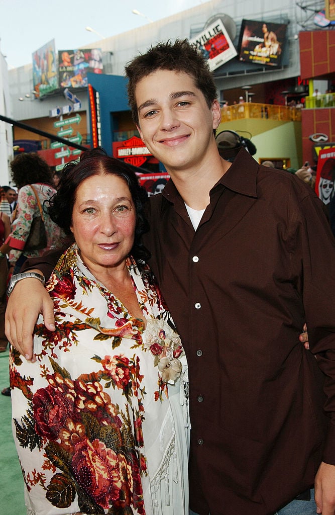 Shia LaBeouf (right) and his mother, Shayna