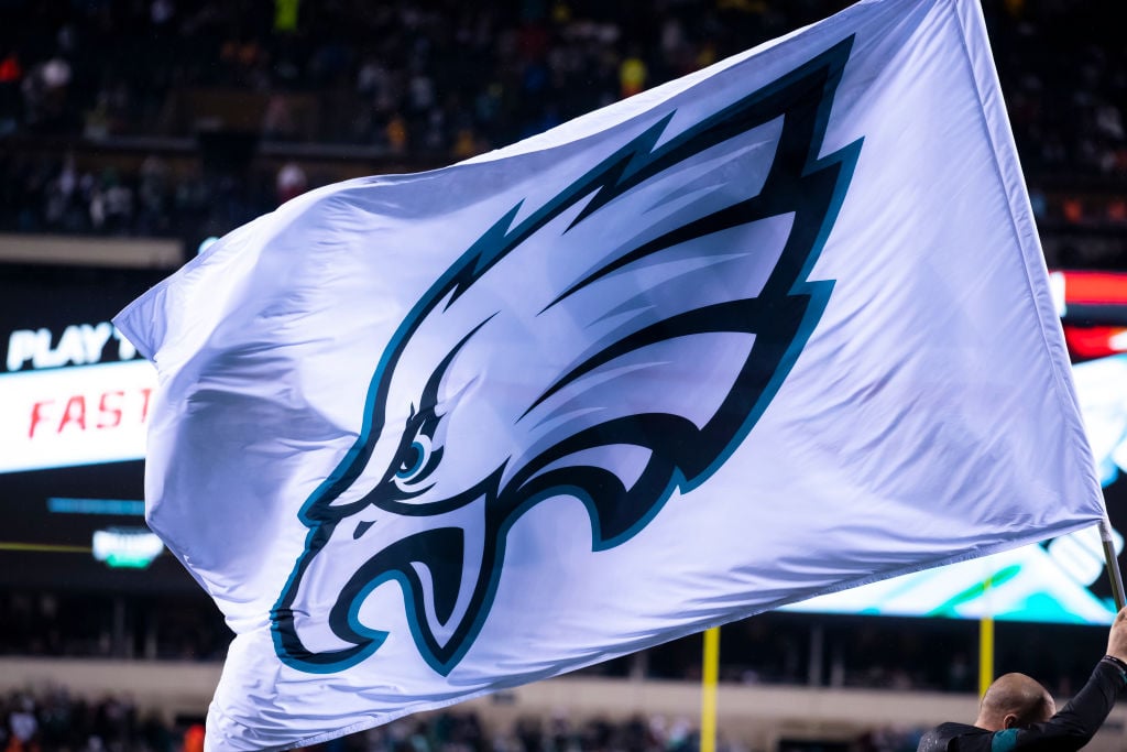 The Philadelphia Eagles flag