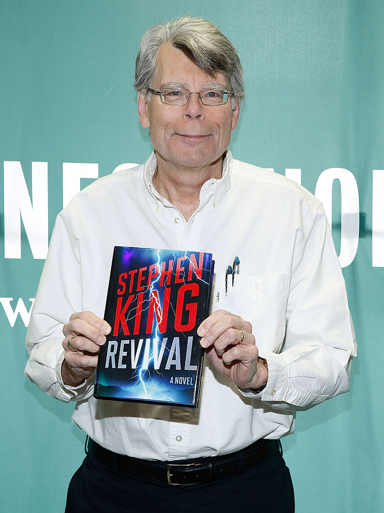 Author Stephen King and his book, 'Revival'