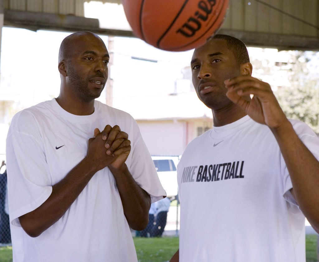 John Salley and Kobe Bryant