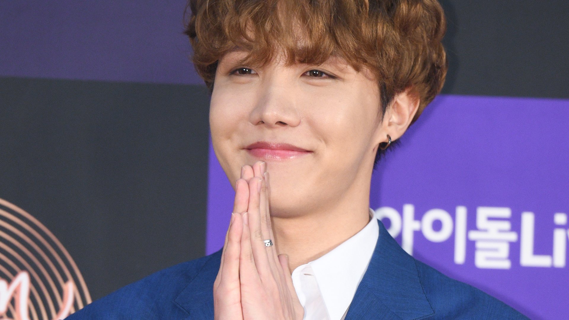 J-Hope of Bangtan Boys (BTS) arrives at the photocall for the 34th Golden Disc Awards on January 05, 2020 in Seoul, South Korea.