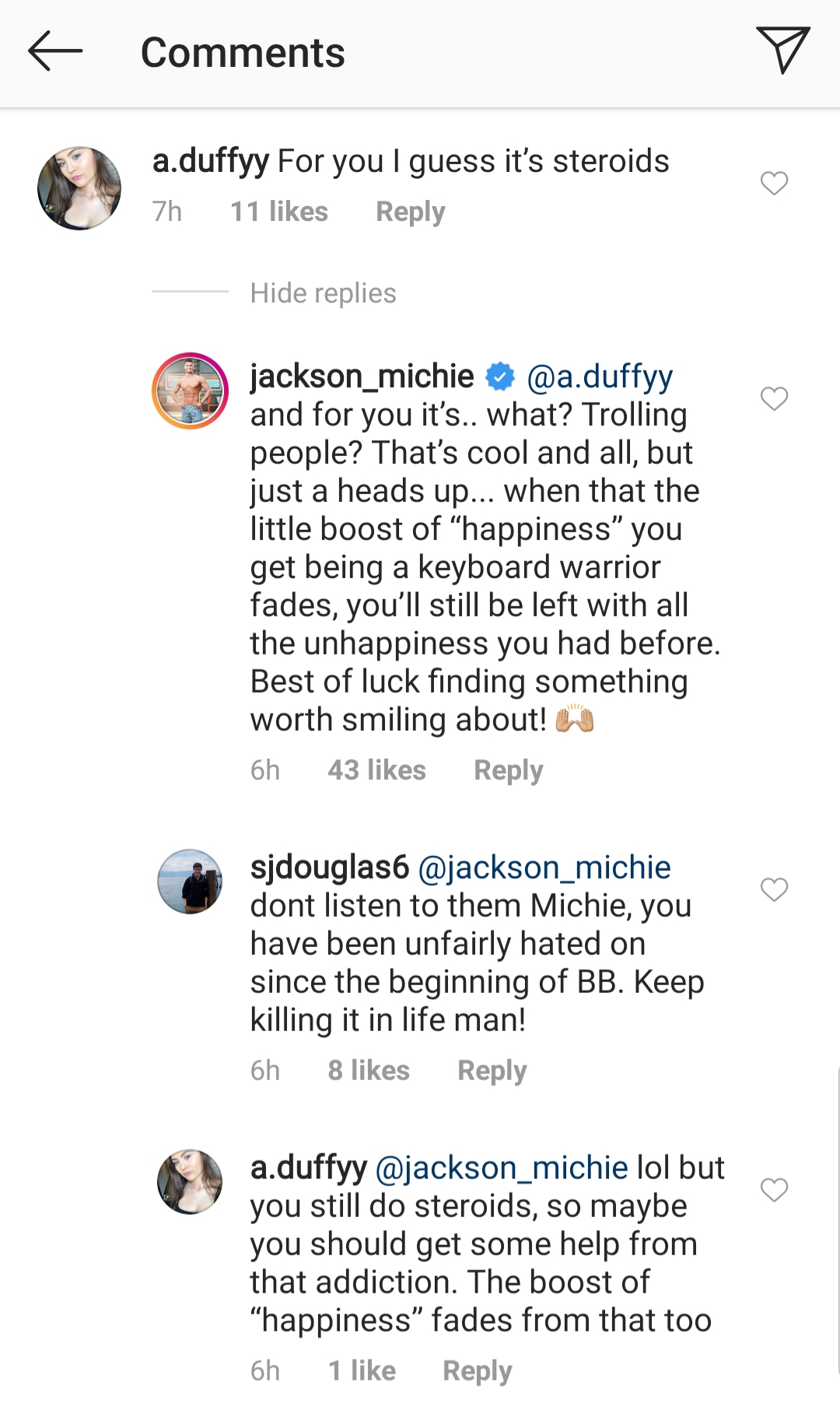 Jackson Michie troll