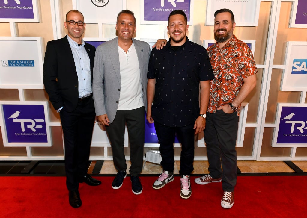 'Impractical Jokers' cast members James Murray, Joe Gatto, Sal Vulcano and Brian Quinn at an event in 2019