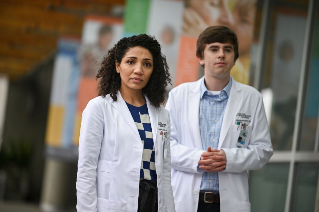 Jaskia Nicole and Freddie Highmore on The Good Doctor | Liane Hentscher/ABC via Getty Images JA 