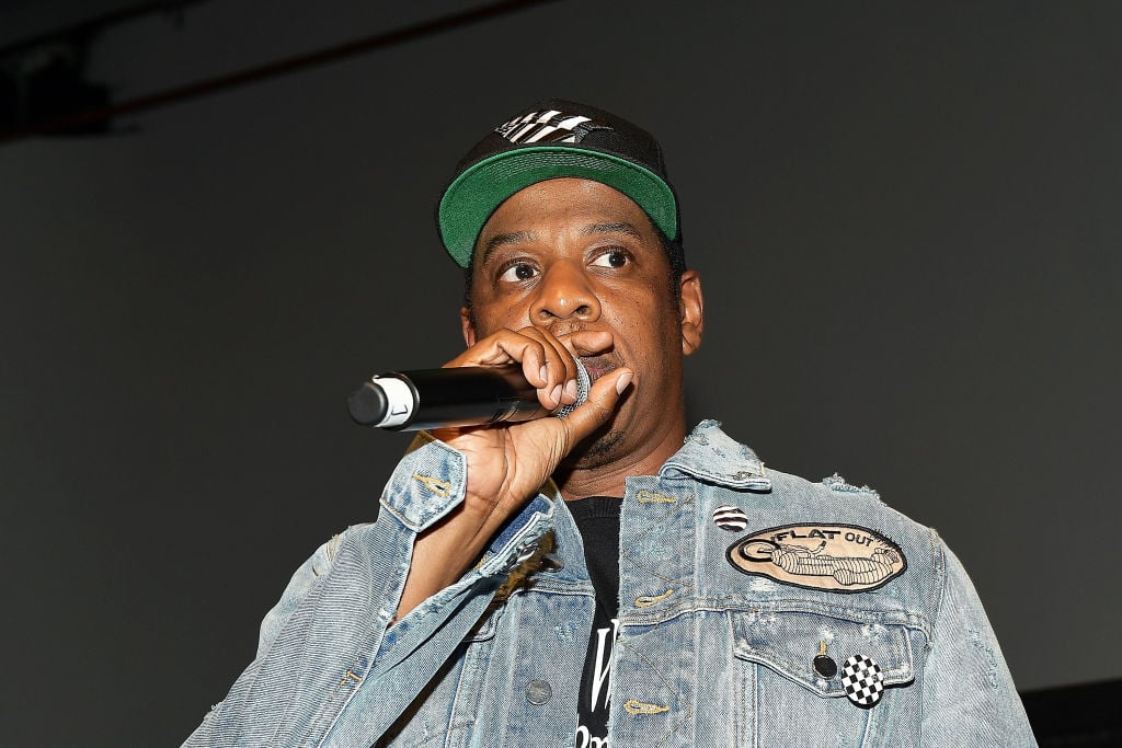 Jay-Z on stage in 2017