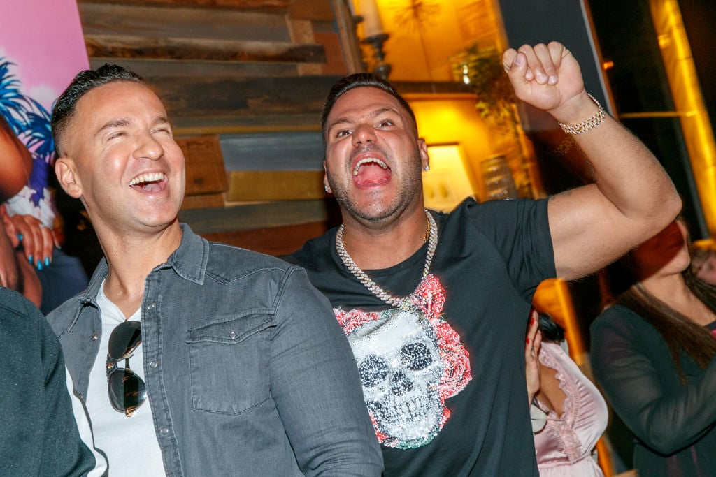 Mike 'The Situation' Sorrentino and Ronnie Ortiz-Magro attend the "Jersey Shore Family Vacation"