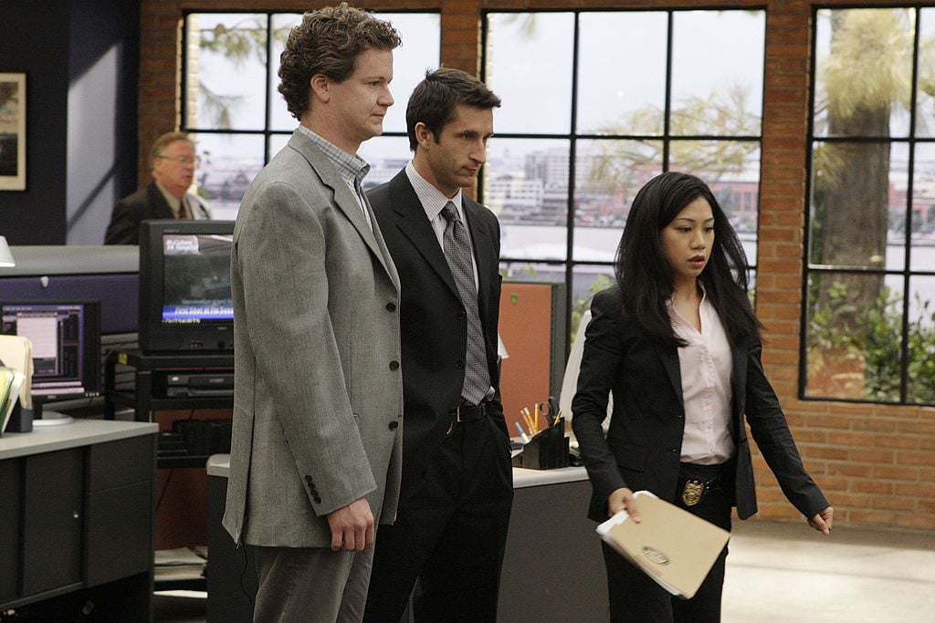 Jonathan Magnum, left, Jonathan LaPaglia, center, and Liza Lapira | Sonja Flemming/CBS via Getty Images