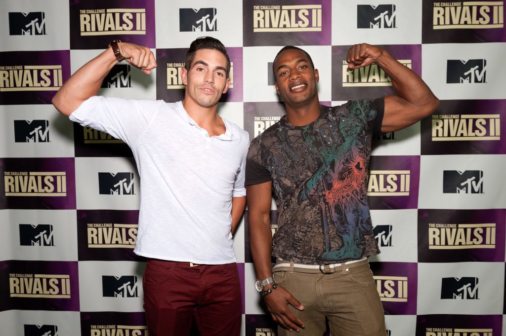 Jordan Wiseley (L) and Marlon Williams attend MTV's 'The Challenge: Rivals II' final episode and reunion party 