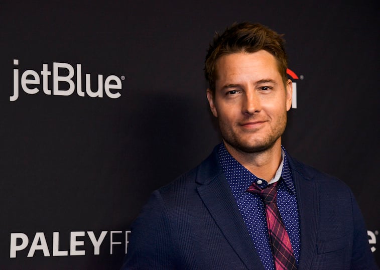 Justin Hartley on the red carpet