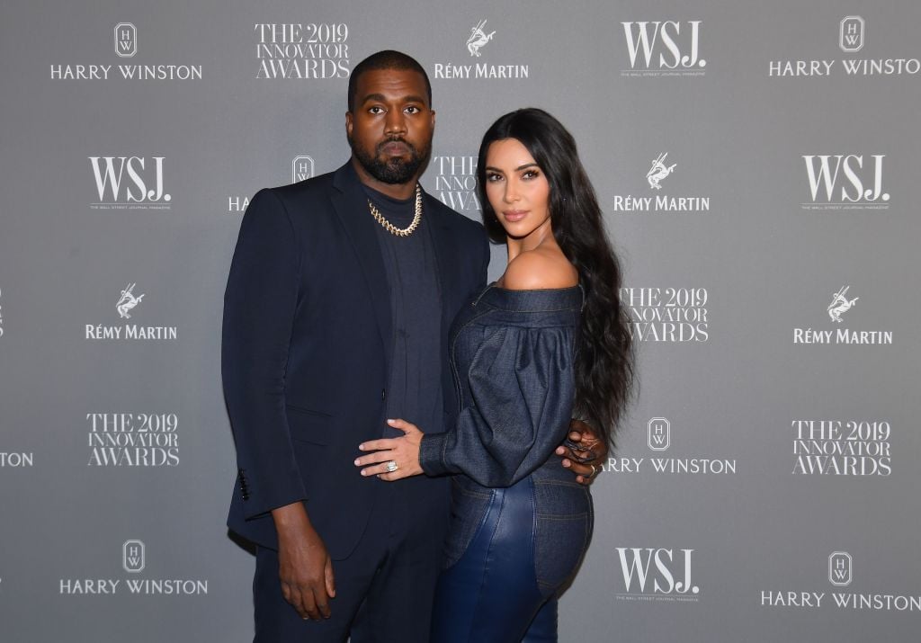 Kanye West and Kim Kardashian West