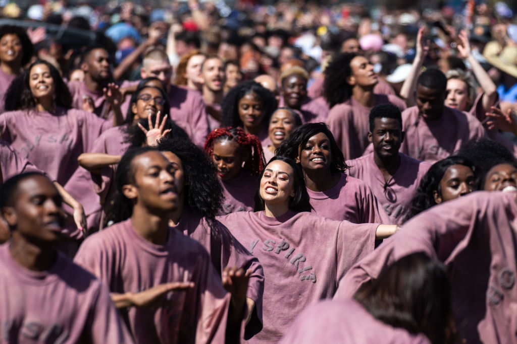 Kanye West's Easter Sunday Service at Coachella in 2019