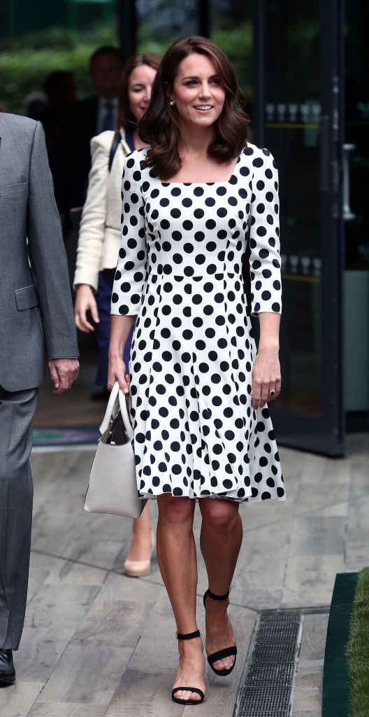 Kate Middleton attends Wimbledon on July 3, 2017