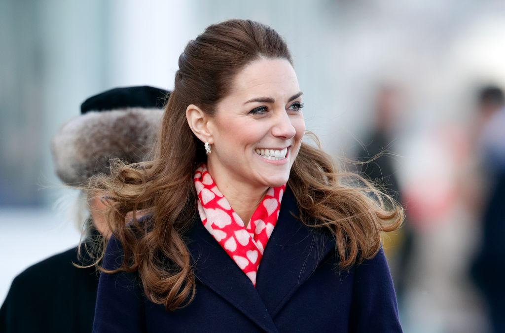Kate Middleton visits the Royal National Lifeboat Institution (RNLI) Mumbles Lifeboat station on Mumbles Pier 