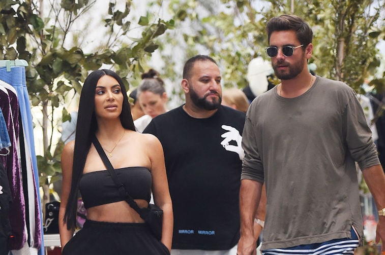 Kim Kardashian West and Scott Disick