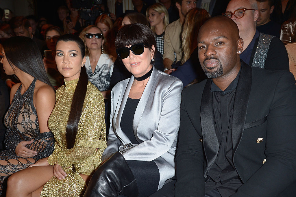 Kourtney Kardashian, Kris Jenner, and Corey Gamble