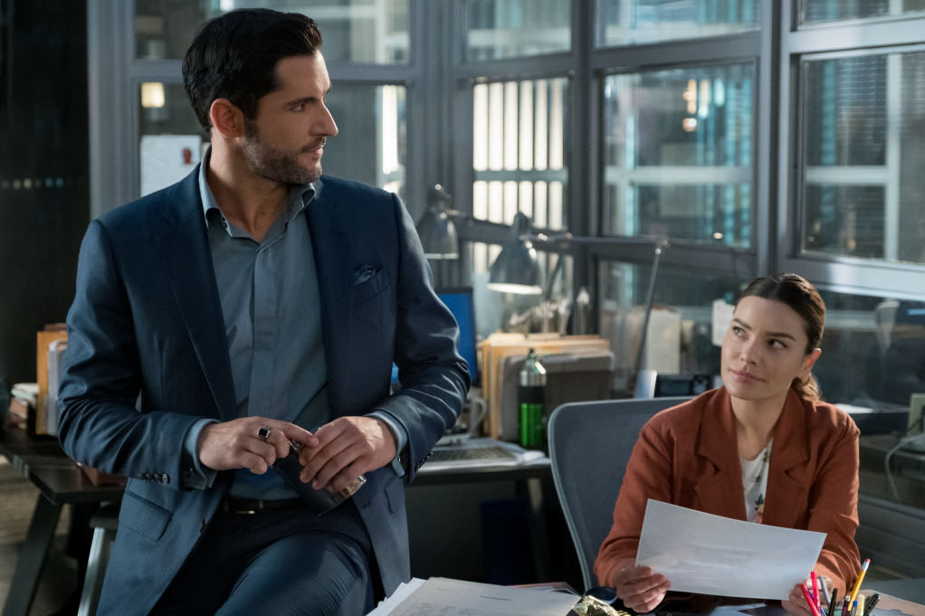 Tom Ellis, Laura German in 'Lucifer'