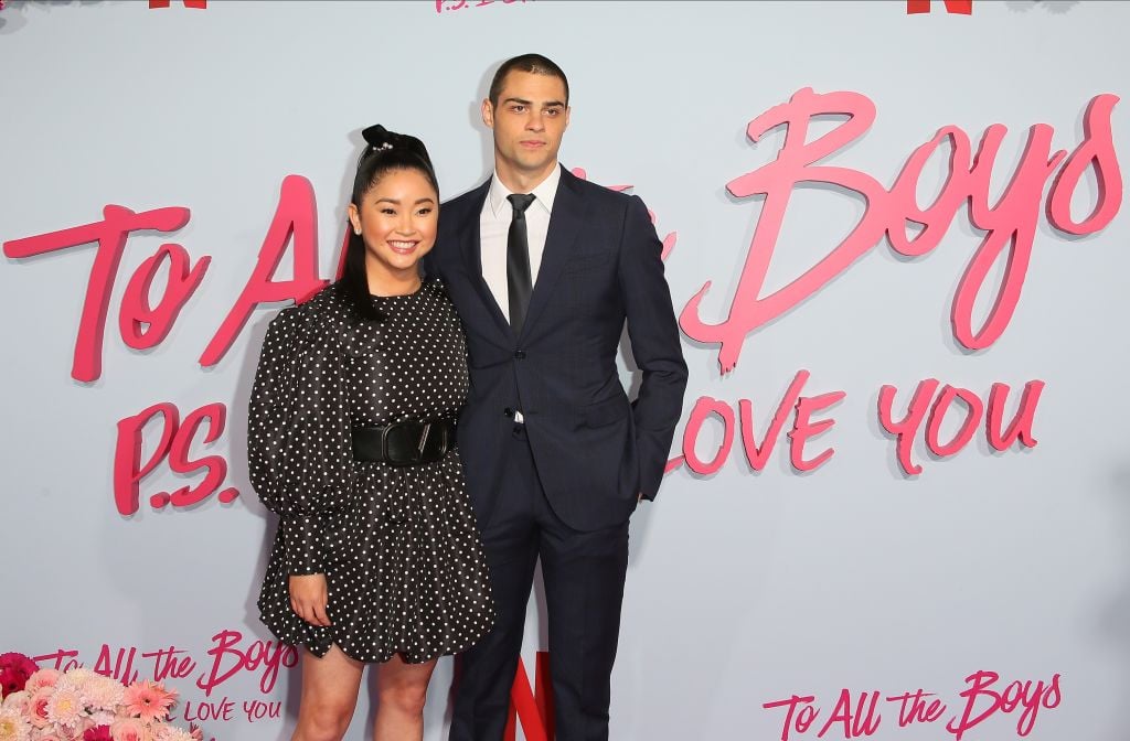 Lana Condor and Noah Centineo attend the Premiere of Netflix's "To All The Boys: P.S. I Still Love You" at the Egyptian Theatre on February 03, 2020 in Hollywood, California