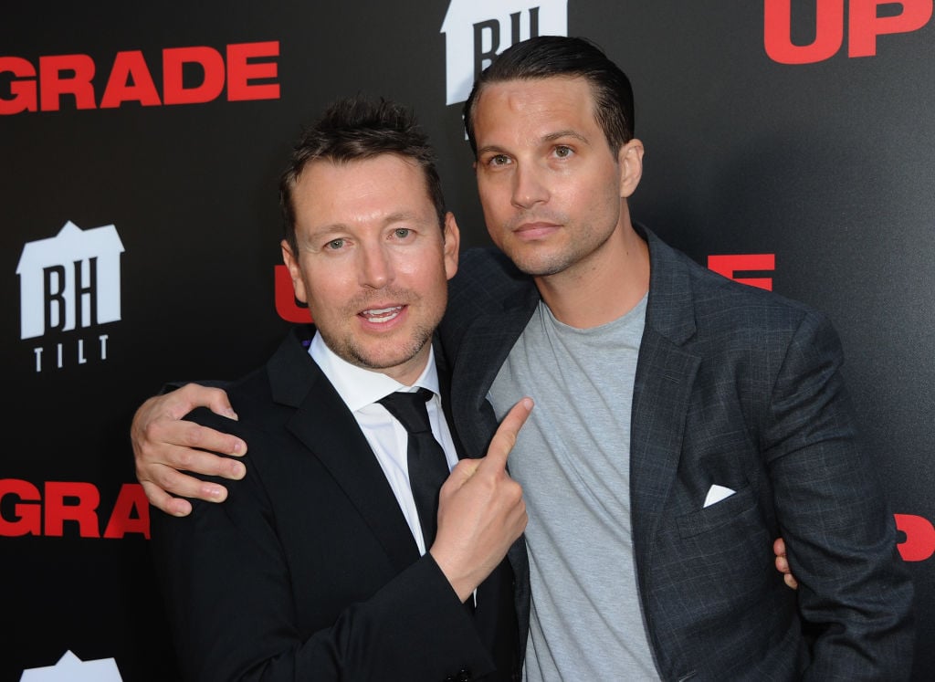 Leigh Whannell and Logan Marshall-Green at the premiere of 'Upgrade'