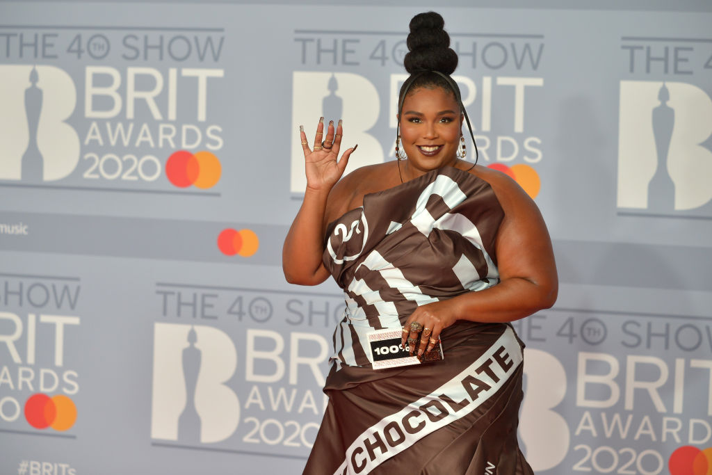Lizzo attends The BRIT Awards 2020.
