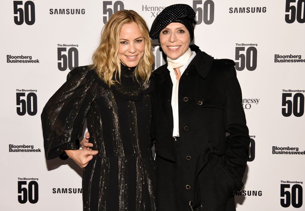 NCIS star Maria Bello with chef Dominique Crenn |  Clint Spaulding/Getty Images for Bloomberg