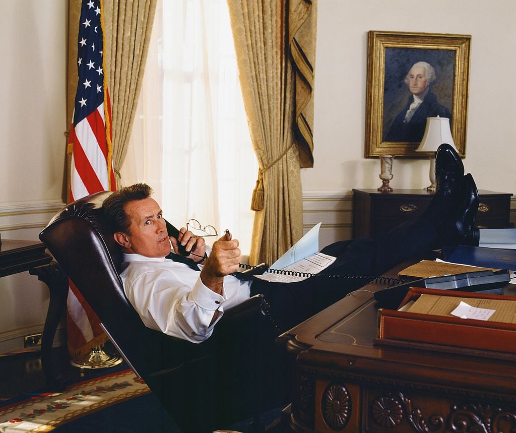 Martin Sheen as President Josiah "Jed" Bartlet on 'The West Wing'