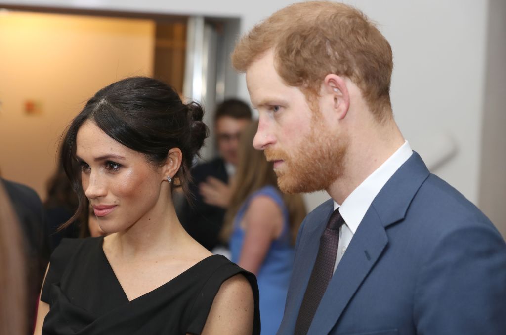 Meghan Markle and Prince Harry attend a reception for Women's Empowerment at the Royal Aeronautical Society