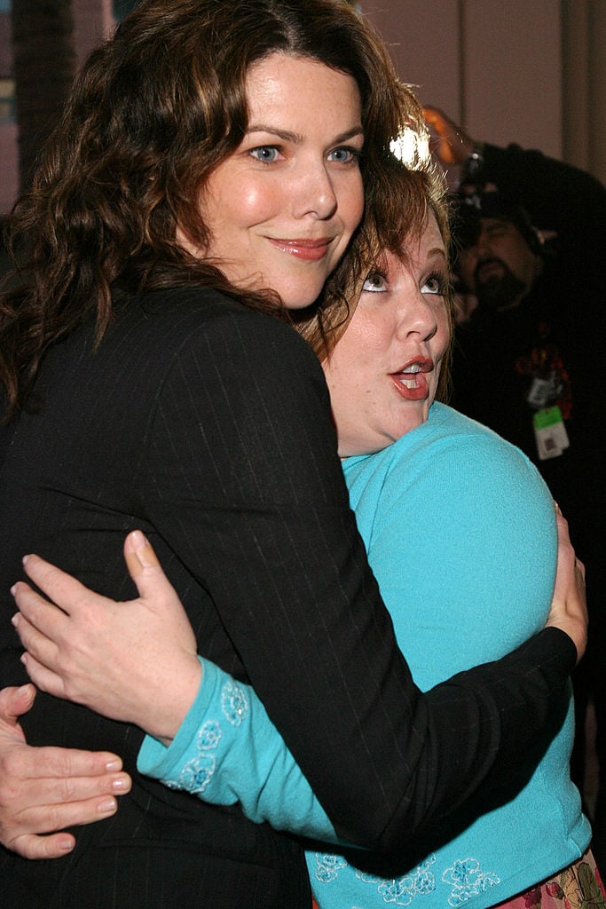 Lauren Graham and Melissa McCarthy at Leonard H. Goldenson Theatre in North Hollywood, CA