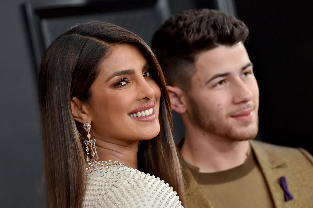 Priyanka Chopra Jonas and Nick Jonas attend the 62nd Annual GRAMMY Awards 