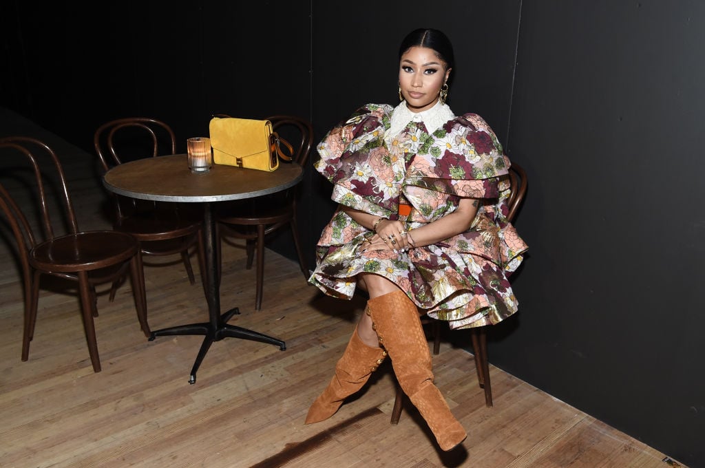 Nicki Minaj attends the Marc Jacobs Fall 2020