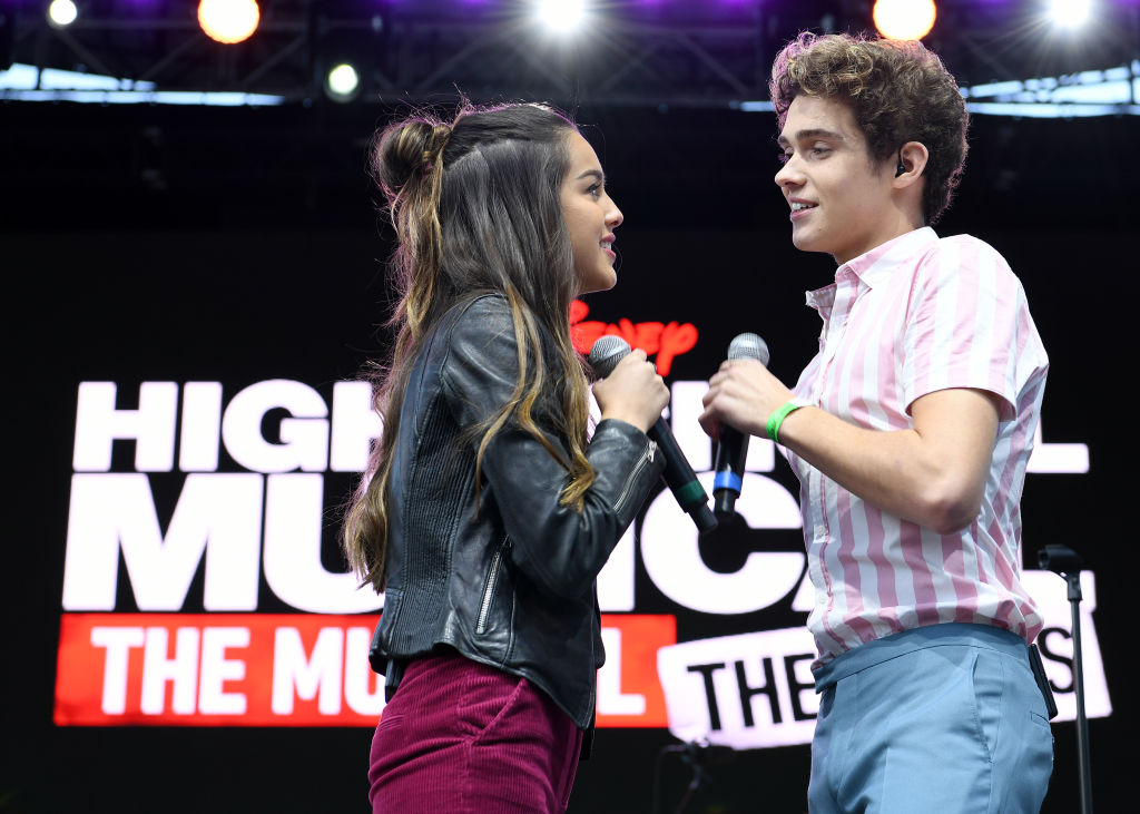 Olivia Rodrigo and Joshua Bassett of 'High School Musical: The Musical: The Series'