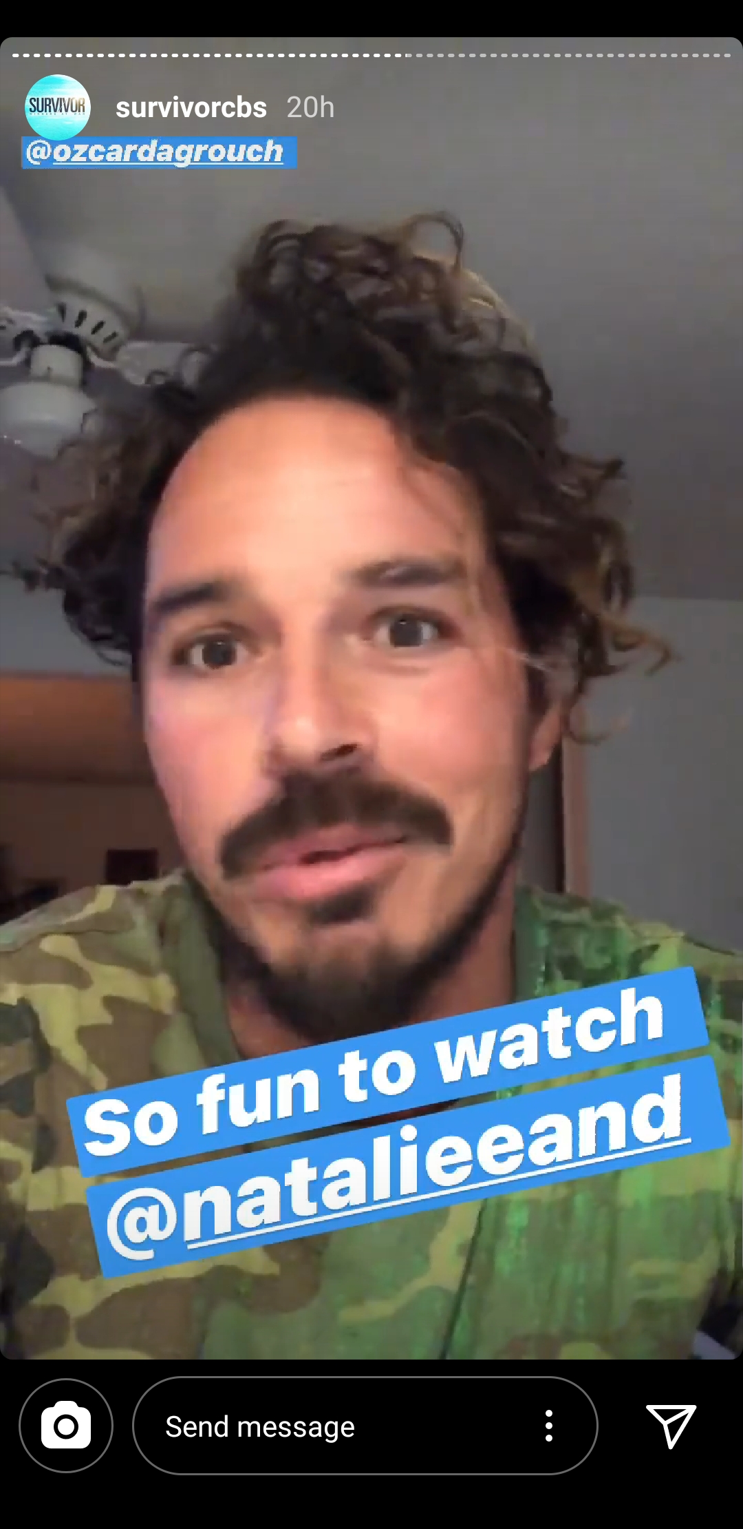 Survivor Ozzy Natalie