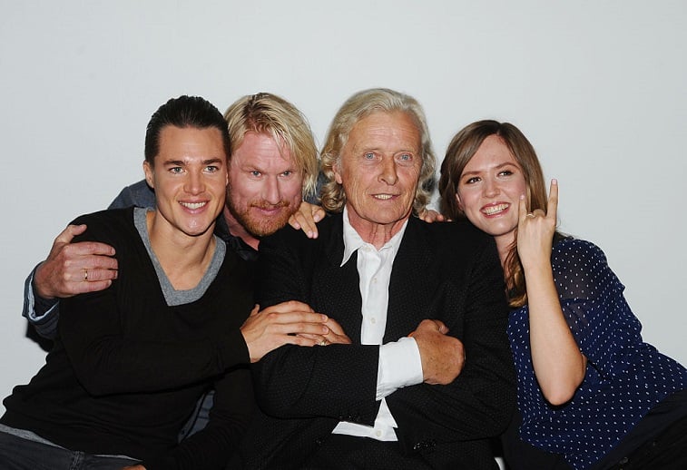 Alexander Dreymon, Rutger Hauer, Rune Temte, and Emily Cox