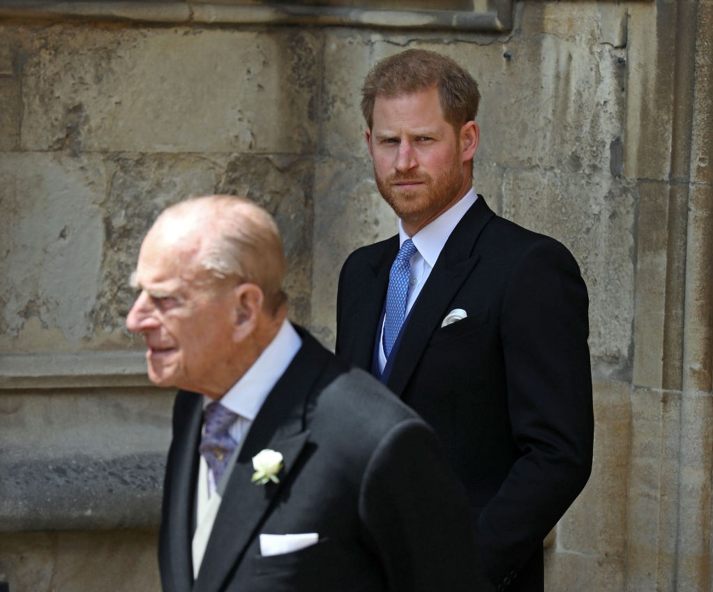 Prince Philip and Prince Harry 