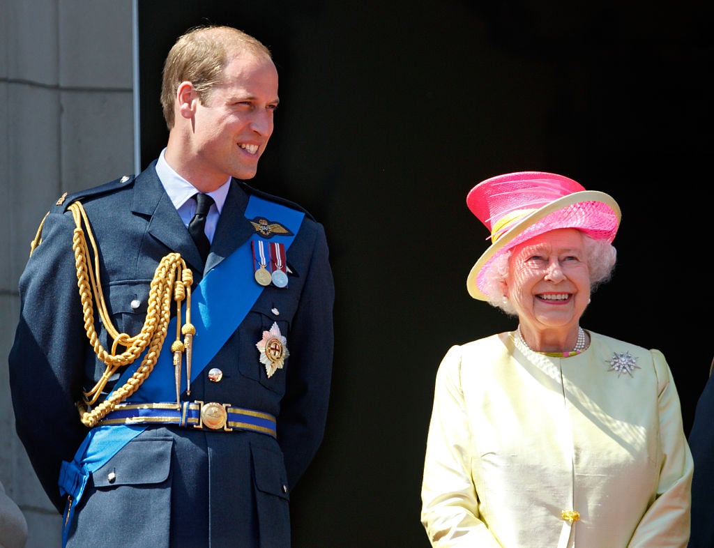 Prince William and Queen Elizabeth II