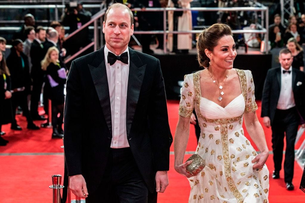 Prince William and Catherine, Duchess of Cambridge at 2020 BAFTAs