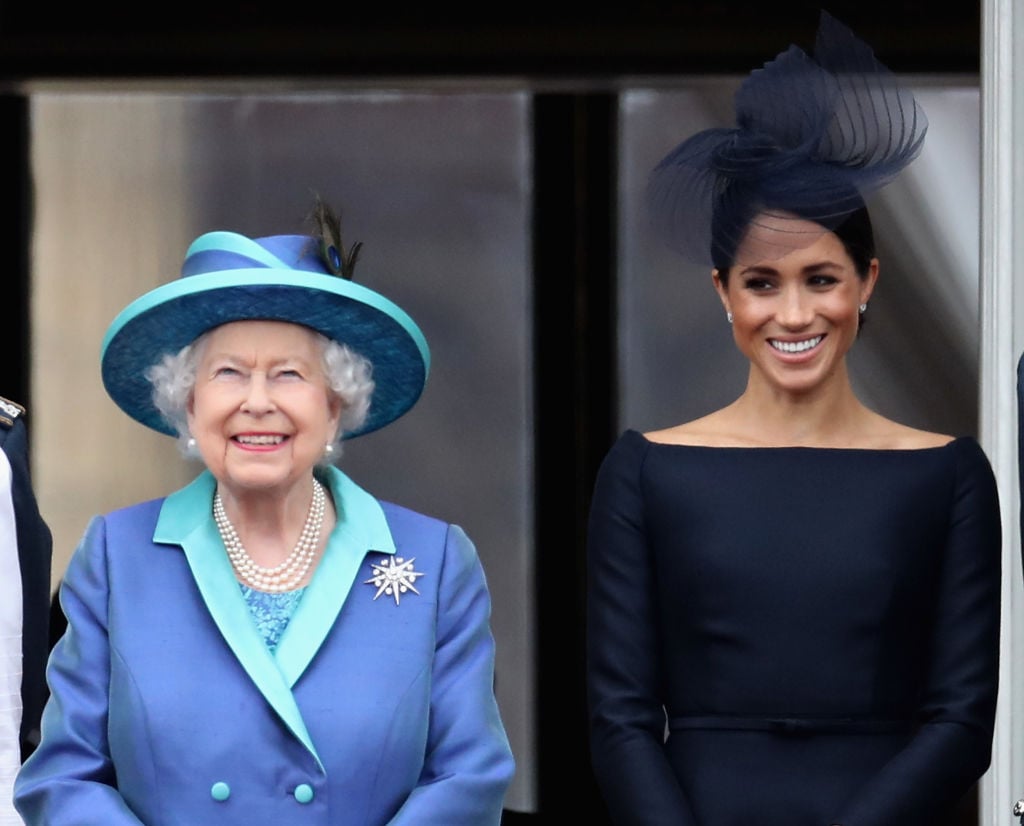 Queen Elizabeth and Meghan Markle