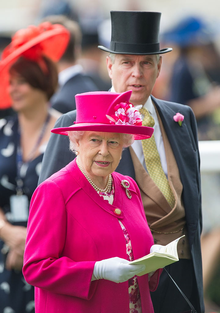 Queen Elizabeth and Prince Andrew