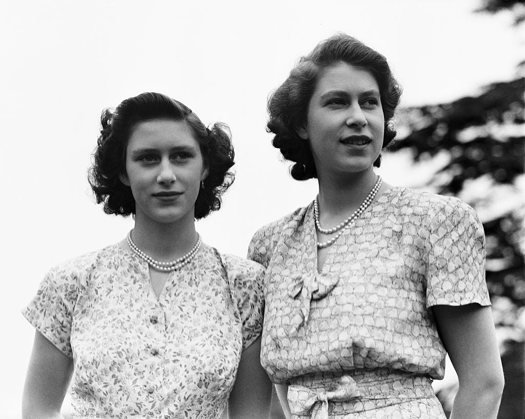 Queen Elizabeth and Princess Margaret