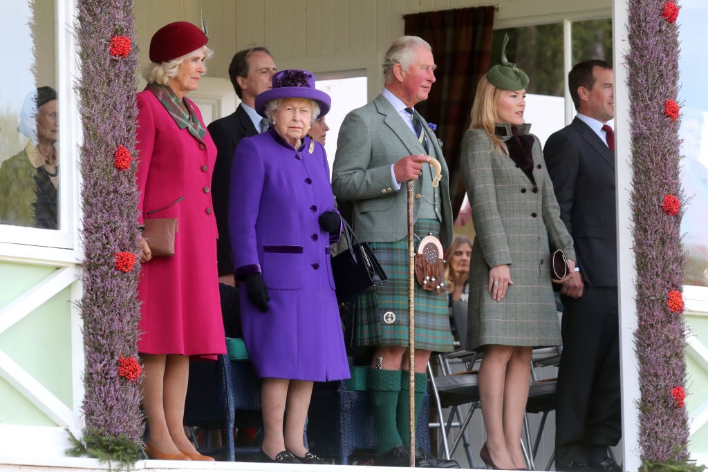 Queen Elizabeth and family