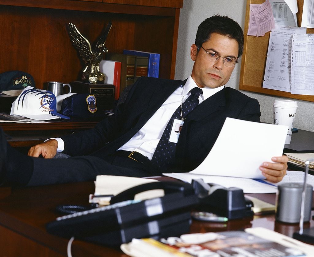 Rob Lowe as Sam Seaborn on 'The West Wing'