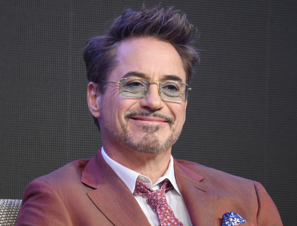 Robert Downey Jr. attends a press conference for 'Avengers: Endgame' in Seoul, South Korea, on April 15, 2019