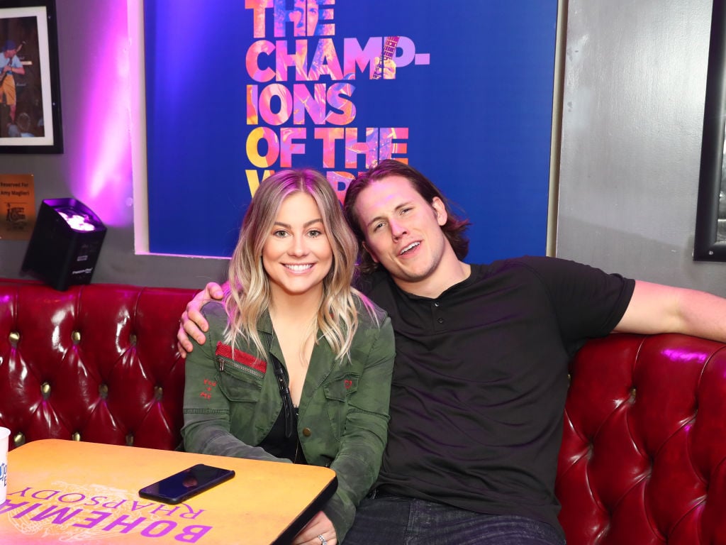 Shawn Johnson East and husband Andrew East attend Bohemian Rhapsody's Get Loud Extravaganza
