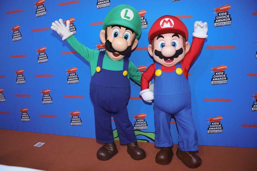 The Super Mario Brothers at the Nickelodeon Kids' Choice Awards Mexico