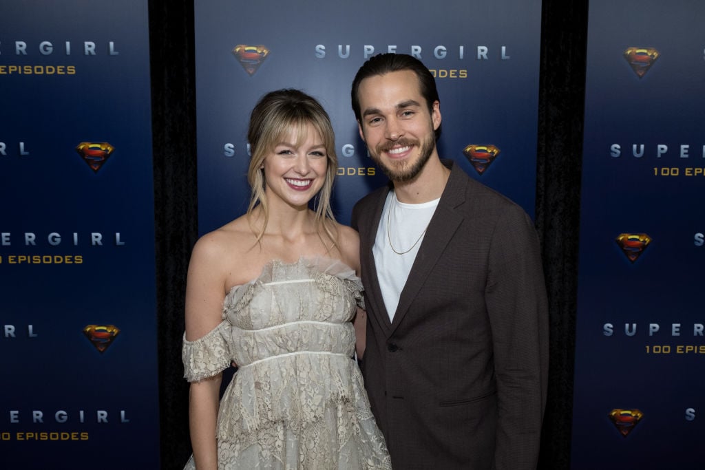 Melissa Benoist and Chris Wood