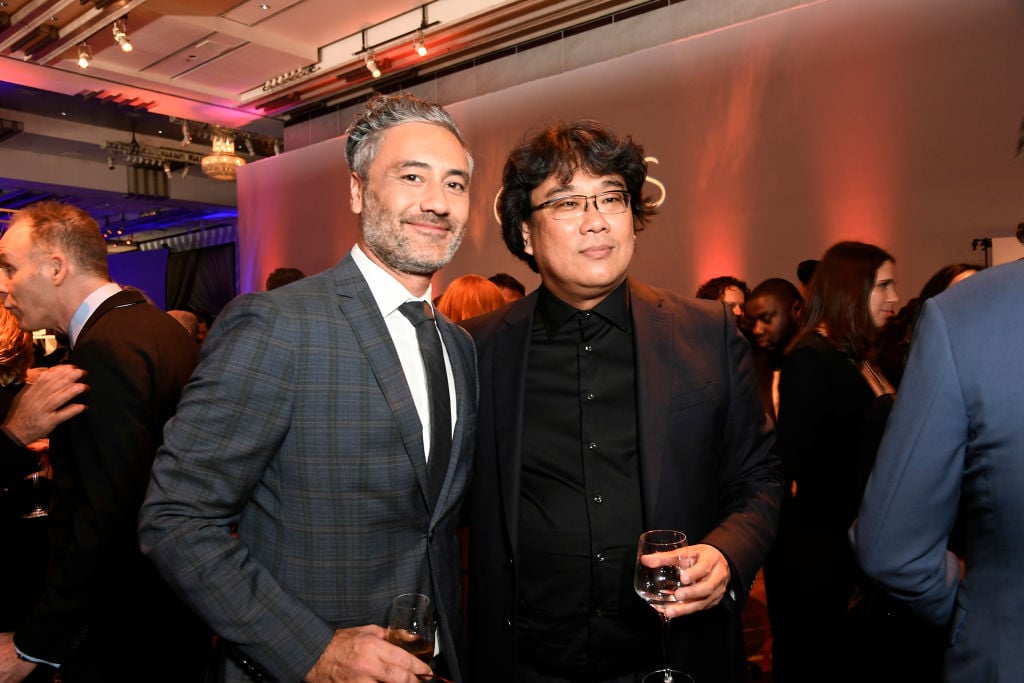 Taika Waititi and Bong Joon-ho at the Oscars Nominees Luncheon