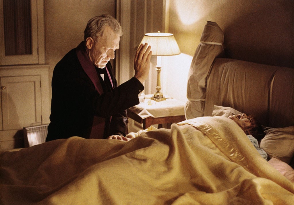 Max Von Sydow and Linda Blair
