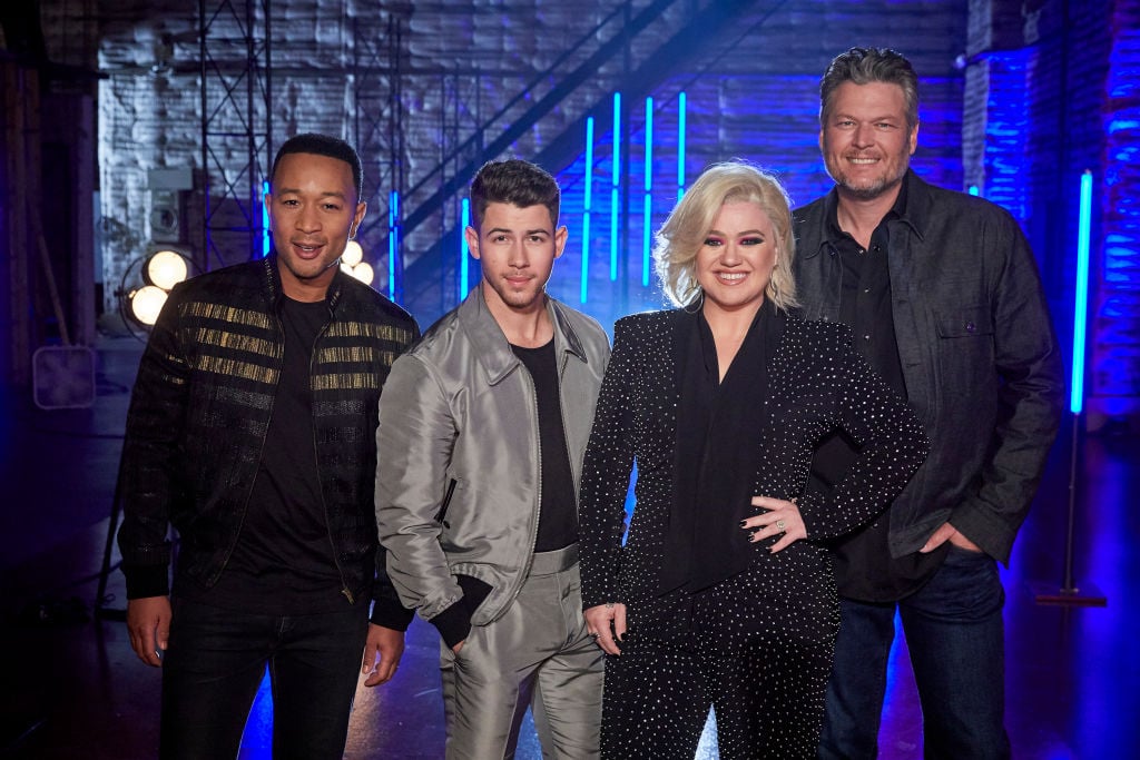 John Legend, Nick Jonas, Kelly Clarkson, Blake Shelton on 'The Voice'